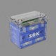 SK12V100PC | SOK 12V100Ah LiFePO4 Battery Bluetooth,Clear Sealed Box